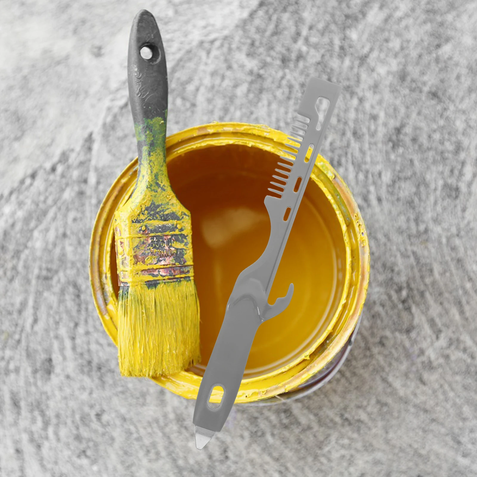 

Paint Stir Stick Multifunctional Mixer Home Finishing Tool Plastic Coating Color Blending Extended Length Portable Sticks