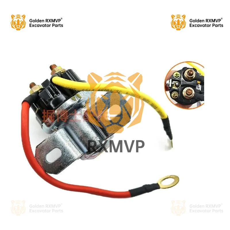 Electric Fuel Injection Starter 150a High-power Motor 24v Weichai Deceleration Motor Start Relay Excavator Accessories