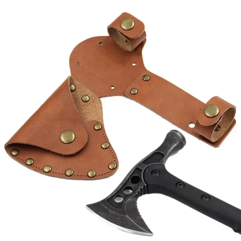 

Защитный чехол Tomahawk с лезвием топора, кобура из искусственной кожи с топором, наружная защита головы для кемпинга