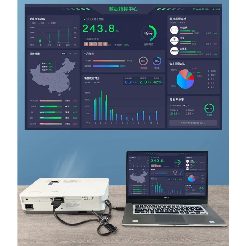 20CB 1080P VGA 호환 암 컨버터 어댑터(PC 노트북 HDTV용)