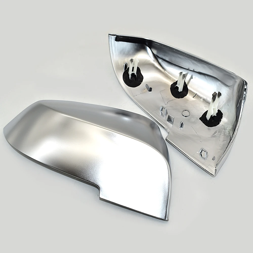 

1pair Matt Chrome Mirror Cover Rearview Side Mirror Cap For BMW 1 2 3 4 series F20 F30 F31 F21 F22 F23 F32 F33 F34 F35 X1 E84