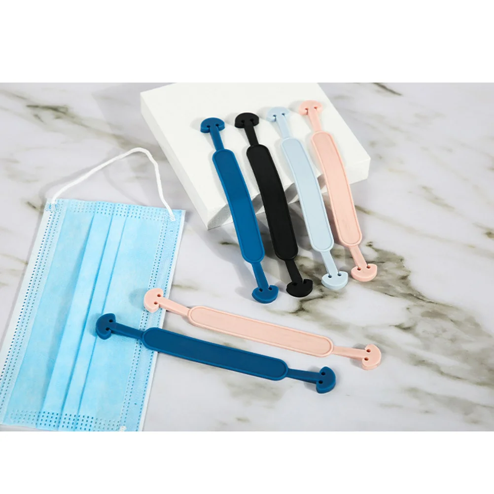 

20 шт., удлинитель маски для ушей, удобная нескользящая поддержка спины для длительного ношения, мягкая эластичная лента премиум-класса для масок для лица небесно-голубой