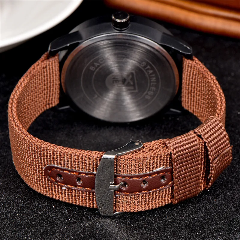 XINEW-Montre-bracelet Quartz pour Homme, Bracelet en Nylon, Simple, dehors, Date, Cadeaux, Marque, Mode, 2024