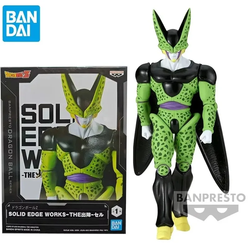 

Оригинальная фигурка BANDAI Dragon Ball Z Solid Edge Works The Departure 17 Perfect Cell, аниме-фигурка, модель, игрушка, украшение, подарок, 20 см