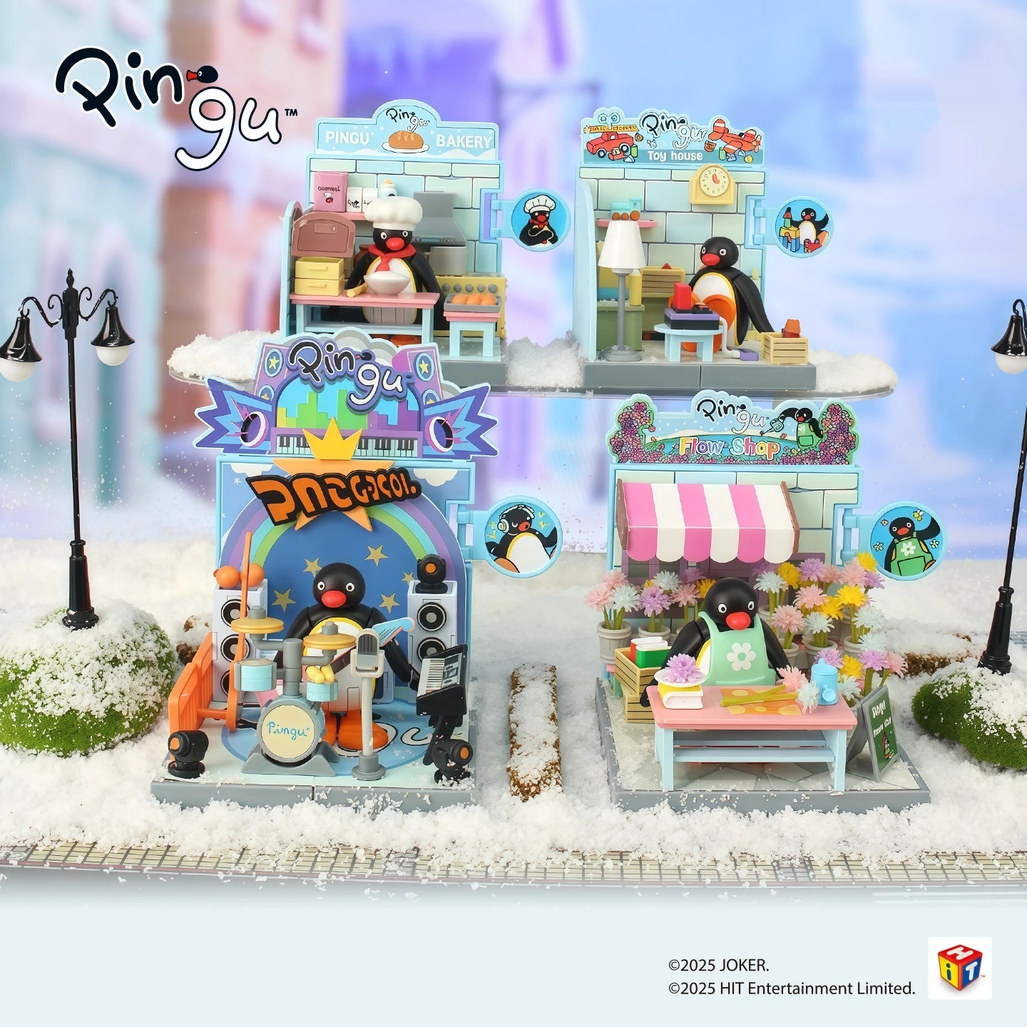 

Pingu Dream Cabin Series Blind Box Egg Penguin Clockwork Toys Assembly Trend Decorations Children'S Birthday Gifts