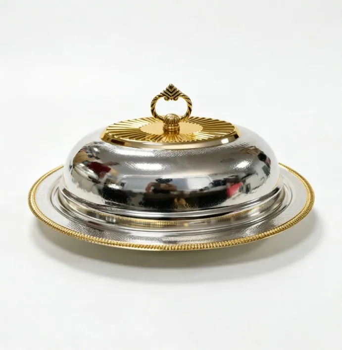 Single-tier Iron Cake Stand, Fruit Tray and Pastry Plate for Dessert Tables at Commercial Gatherings