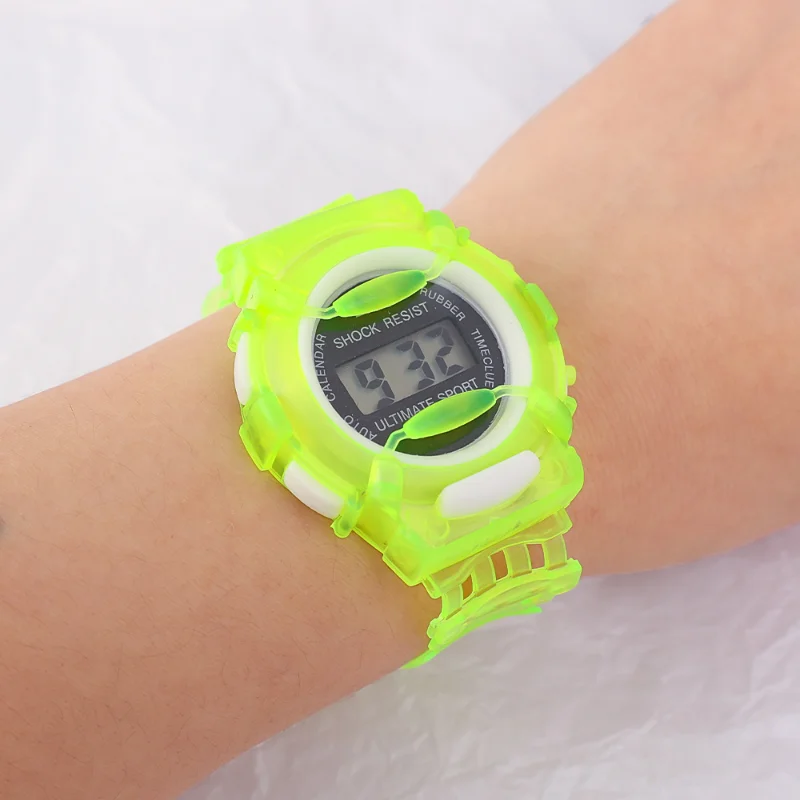 2023 Children Fashion Watch Casual Transparent Watch Jelly Kids Boys Watch Girls Wrist Watches Clock Relogio Montre Enfant