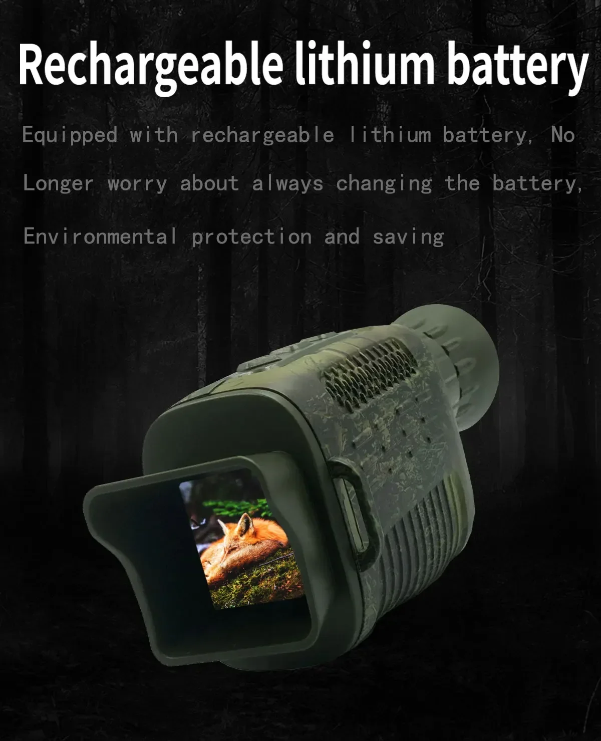 NV1000 Visión nocturna infrarroja monocular con grabación - imagen 4