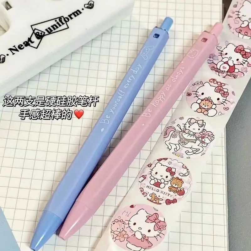 Sanrio Hello kitty Cinnamoroll cute student high-looking simple quick-drying medium-press and smooth brush writing pen wholesale