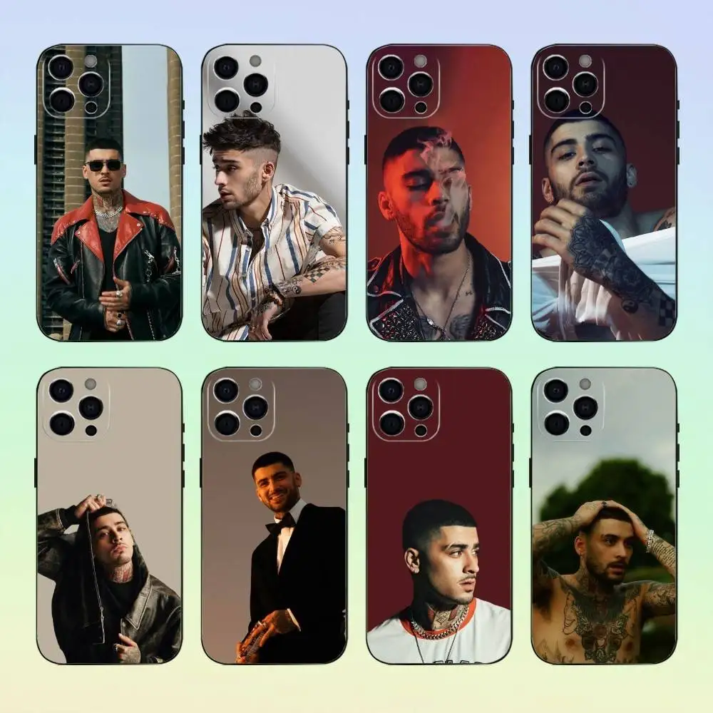 

Zayn M-Malik Phone Case For iPhone 17, 16,15,14,13,12,11, Others Soft Silicone Black Cover
