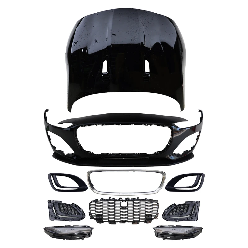 For Front Face Appearance Kit with Headlights for 2012-2020 for Jaguar F-TYPE Lossless Upgrade Car Bumpers