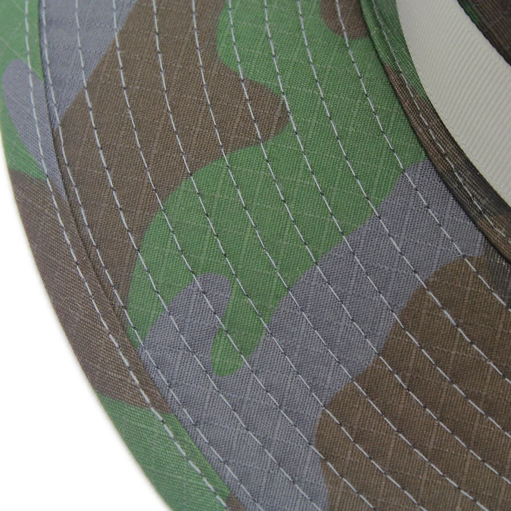 

1Pcs Camouflage Caps Premium Material Breathable Anti Mosquito Net Adjustable for Fishing Hiking Hunting Bee Feeding Outdoor Use