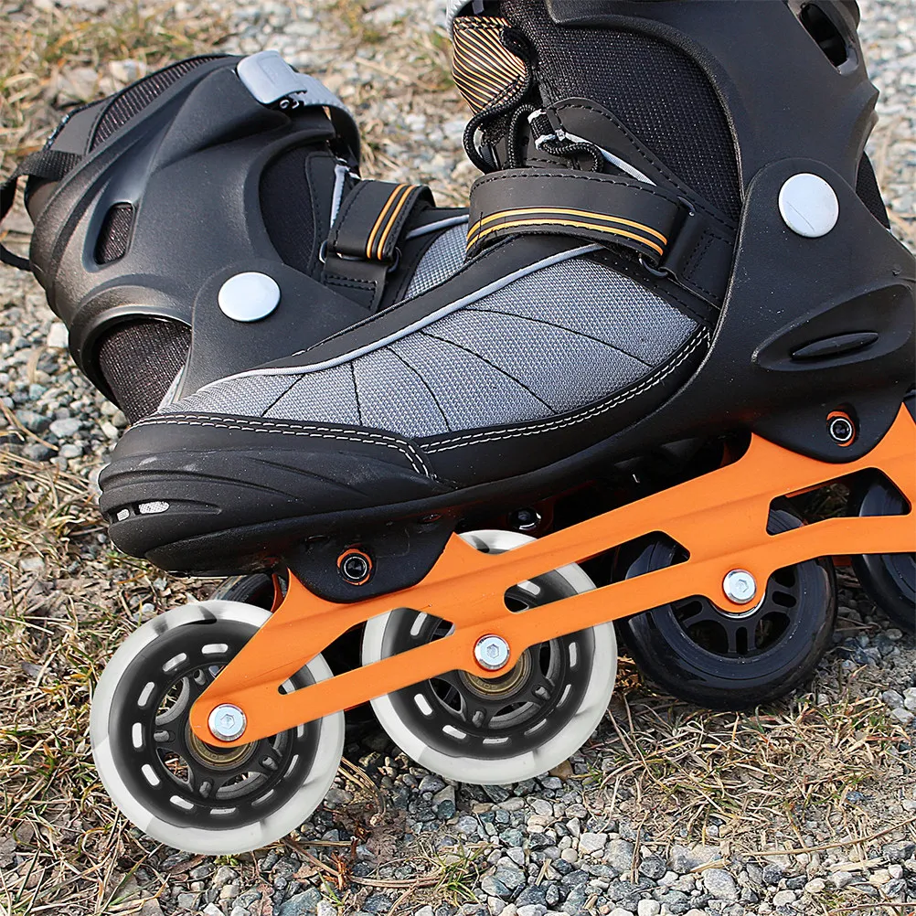 

Комплект из 4 бесшумных прозрачных колес 2,5 дюйма из износостойкого полиуретана для мебели, роликовых коньков, багажа, самокатов