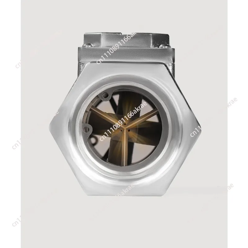 for Waterproof turbine flowmeter stainless steel electronic digital display chemical liquid aluminum alloy meter