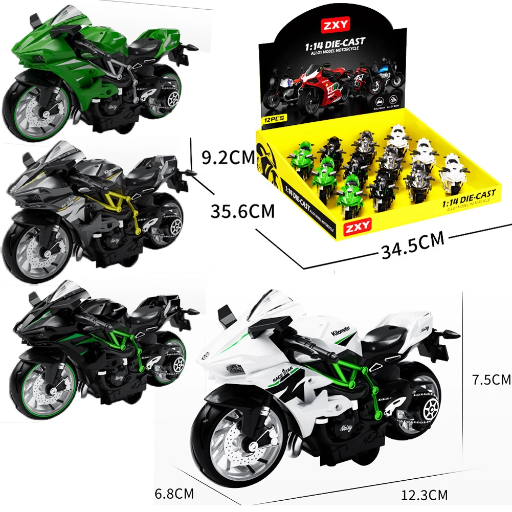 1: 14, 1 pieza de motocicleta de inercia para niños Swat Fire boy, coche de juguete de estilo aleatorio, servicio urbano de inercia, modelo de motocicleta, adorno