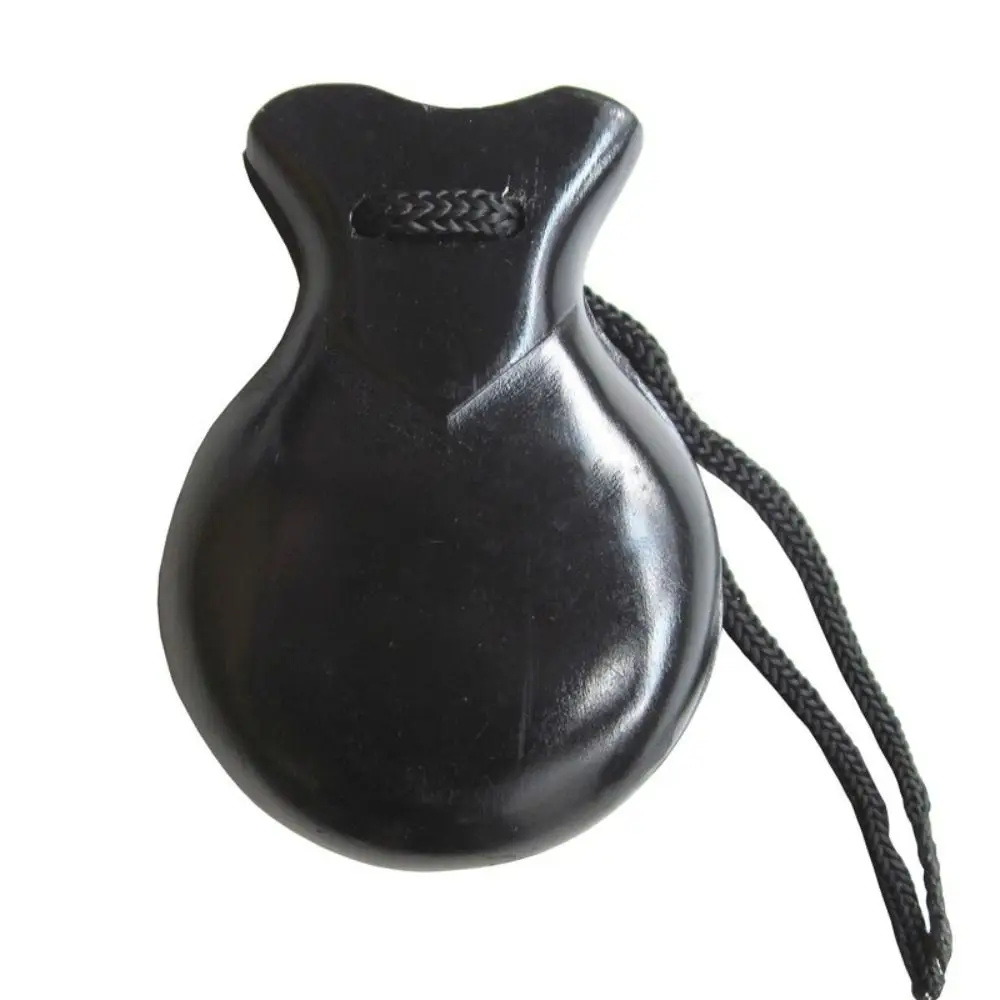 Castañuelas de Madera Orff, Diseño Tradicional con Cuerda, Castañuelas de Percusión de Madera Dura, Estilo Flamenco