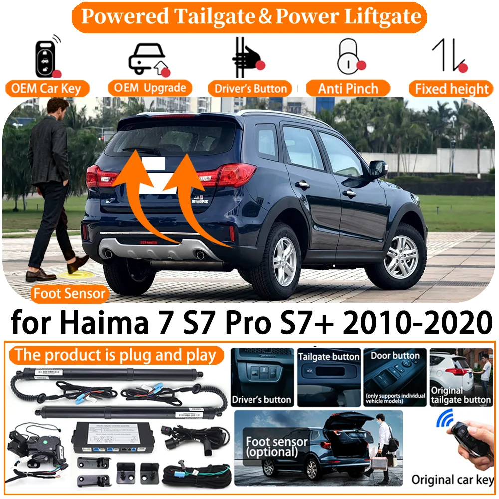 

Car OEM Smart Powered Tailgate system for Haima 7 S7 Pro S7+ 2010-2020 Automatic Electric Power Tailgate Tail Gate Lift kit