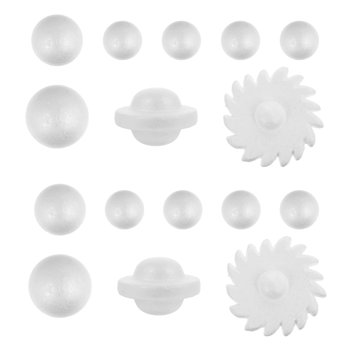 

20pcs Foam Ball Set Blank DIY Painted Balls for Kids Crafts Toys Child Christmas Decorations Handmade Art Supplies