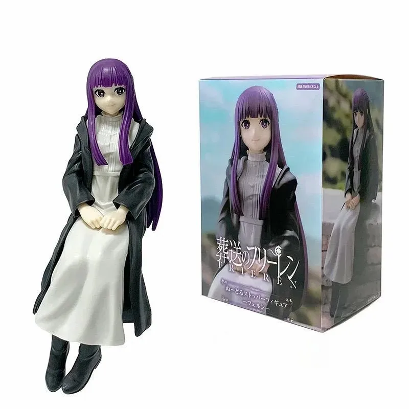14cm Anime-Mädchenfigur Frieren: Beyond Journey's End Noodle Stopper Sousou no Frieren Actionfigur Sammlermodell Spielzeug