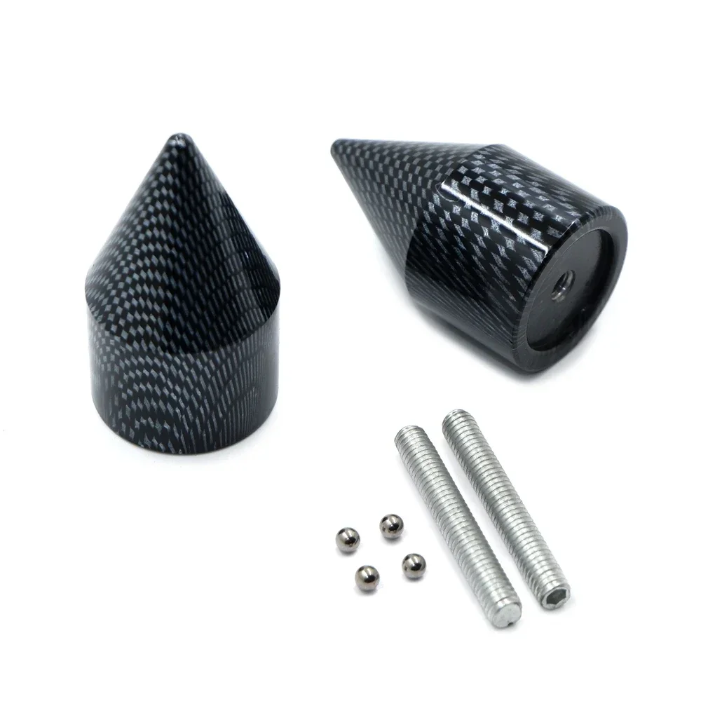 

Spike Bar Ends Hand Grip Handlebar End Caps For Suzuki GSXR 600 1992-2013 Carbon Fiber Motorcycle Parts