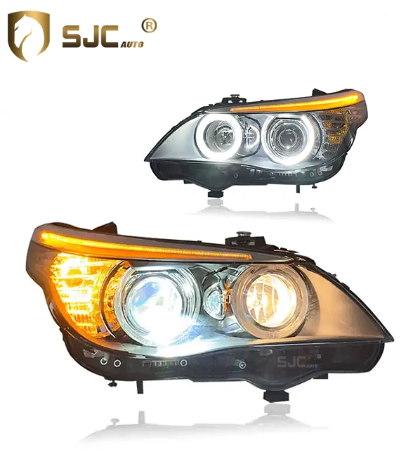 

SJC Accessories Headlights Suitable for bmw 5 Series E60 03-10 Retrofit LED Light Daytime Running Light Len signal Light