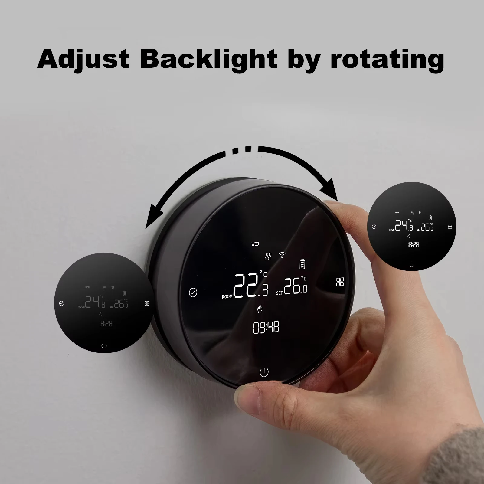 منظم حرارة ذكي RKHK Tuya WiFi، وحدة تحكم في درجة الحرارة لجهاز الاستقبال اللاسلكي RF، لغلاية المياه والغاز تدعم Alexa وGoogle Home