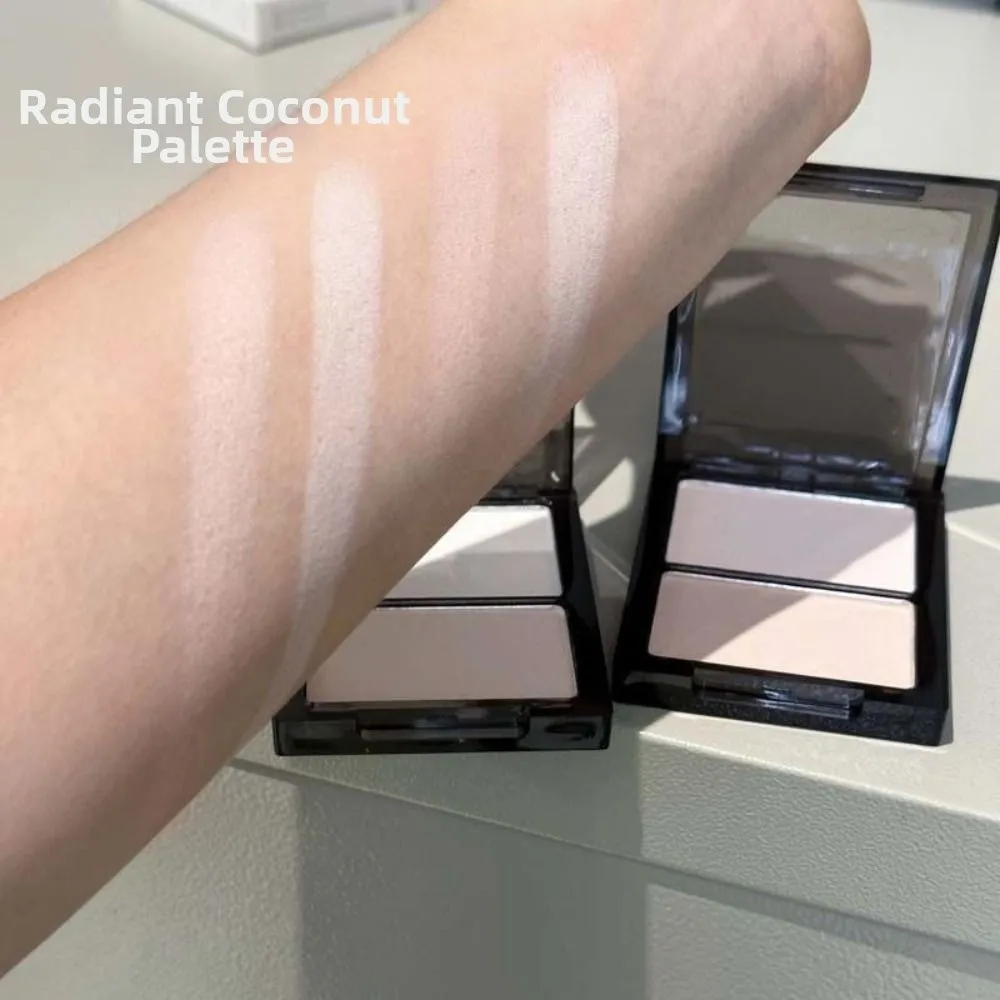 Double-color High-shine Contour Palette Reduce High Cheekbones Enhancement Eye Contour Matte Highlighter Brightening Deepen Eye