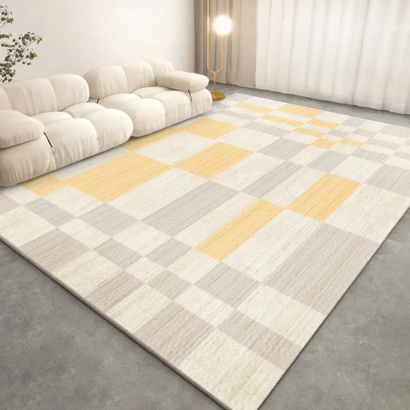 

Large-area Carpet In The Living Room Wabi-sabi Style Simple Rugs for Bedroom Soft Thickened Cloakroom Rug Balcony Porch Door Mat