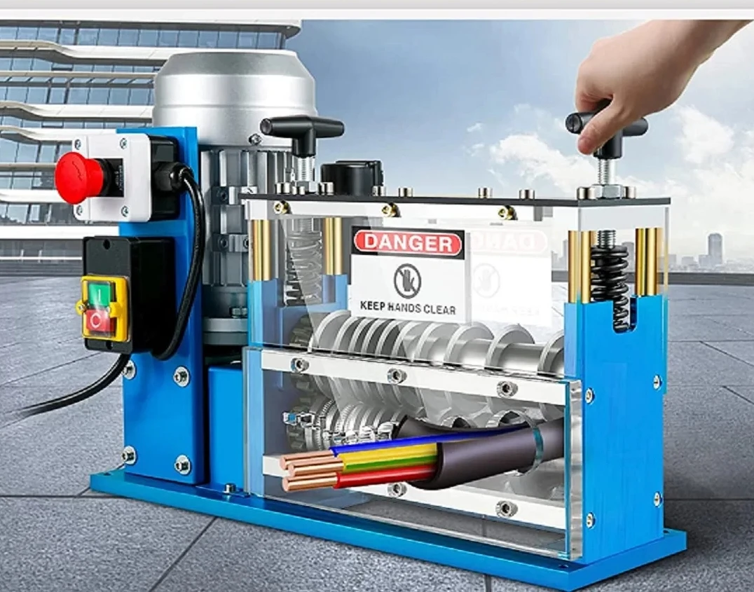 

DG-750 1.5-38MM Electric Wire Stripping Machine Wire Stripper Peeler for Copper Scrap Diameter 750W