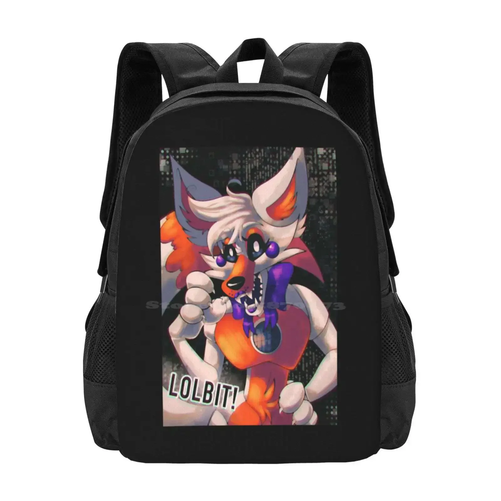 

Lolbit! Hot Sale Schoolbag Backpack Fashion Bags Five Nights At Funtime Foxy Fnaf World Fnaf Sister Location Fnaf Lolbit Fnaf