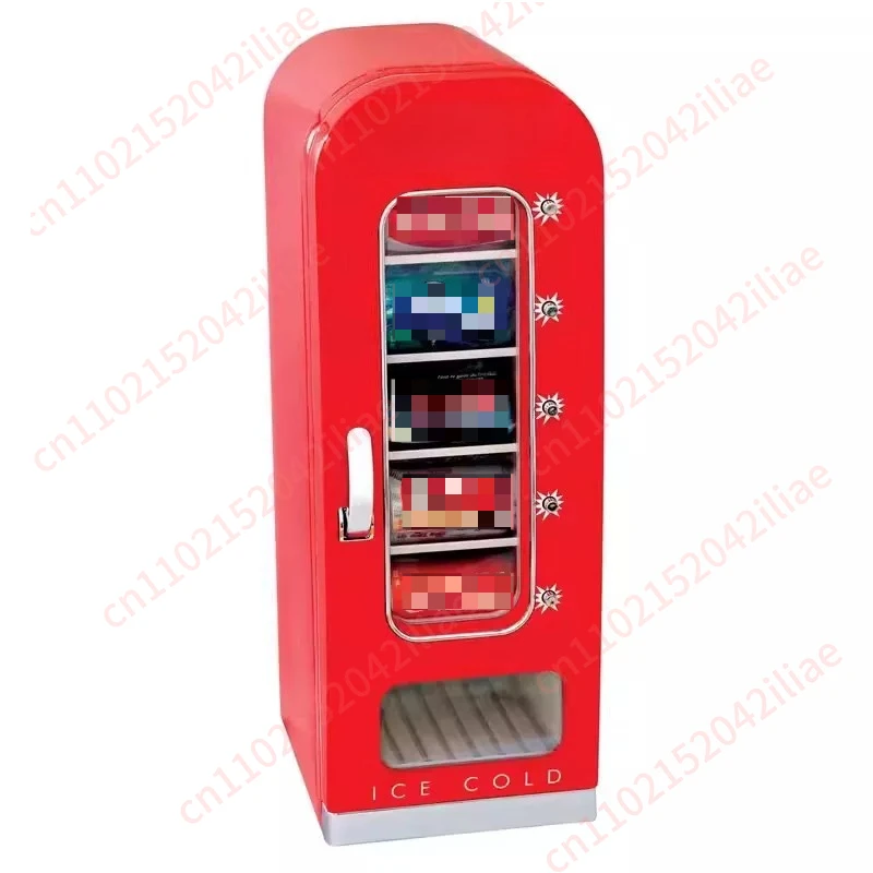 

Mini vending machine 10 cans pop-up small refrigerator household