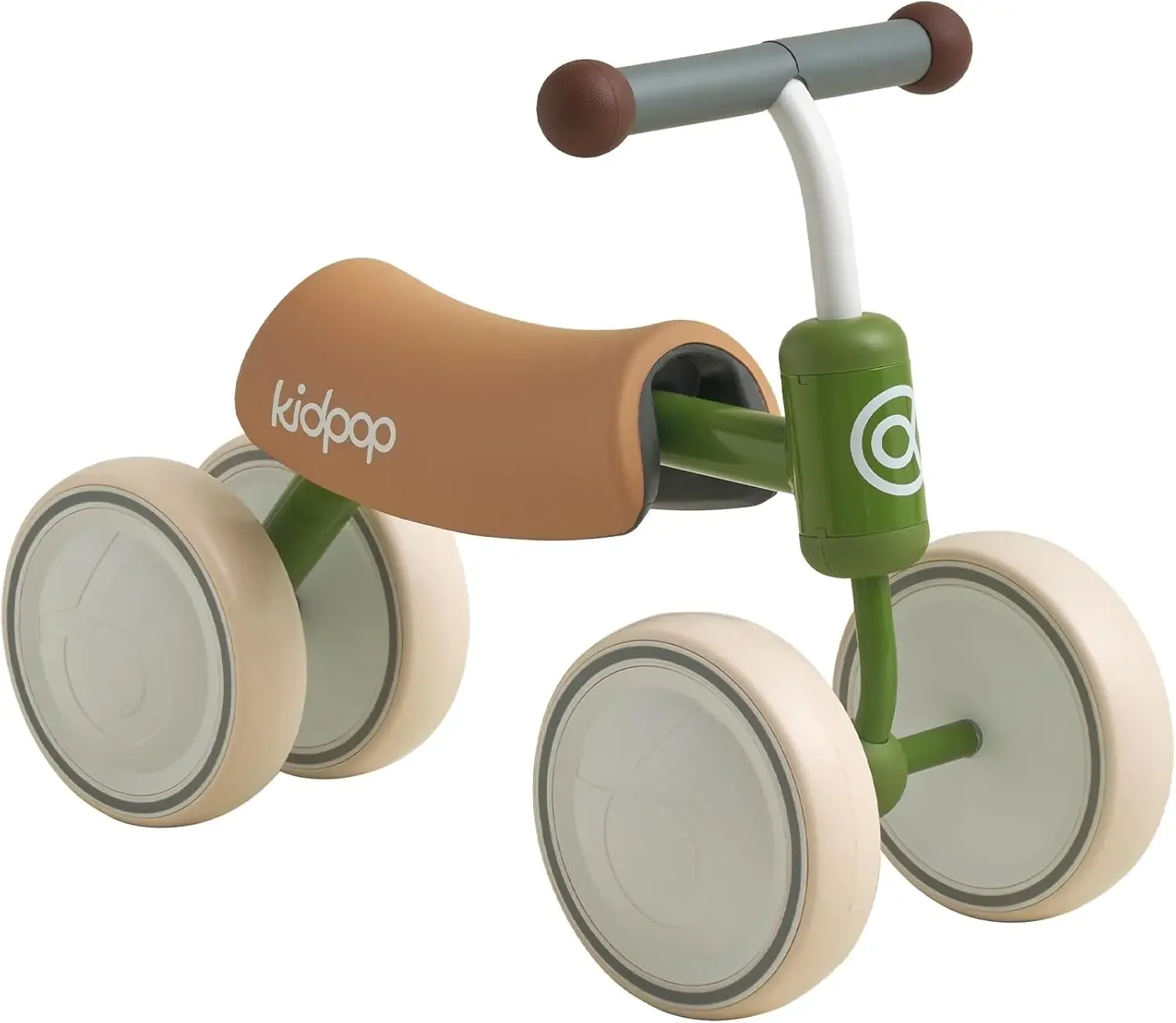 Vélo d'équilibre pour bébé de 1 an, jouets pour enfants en bas âge, cadeau de premier anniversaire, premier vélo pour tout-petits (vert foncé)