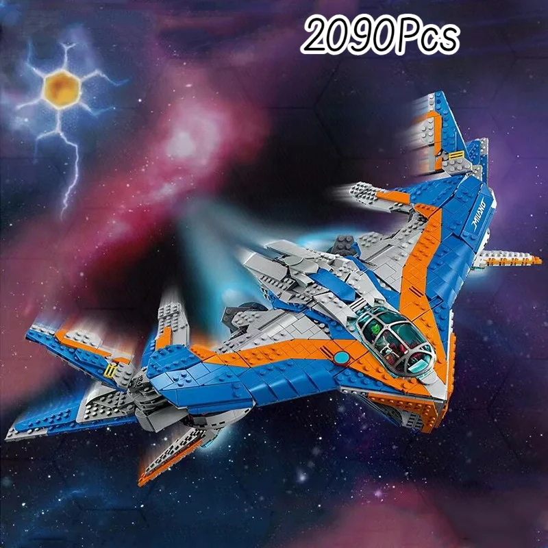 2090 pièces Revenger Moc la vaisseau spatial Milano galaxie gardien 76286 blocs de construction adultes briques jouets enfants anniversaire cadeaux de noël