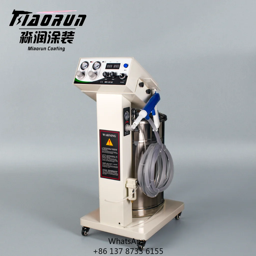 Automatic Powder Coating Machine With Spray Gun Pump Motor For Metal Steel Aluminum & Stainless Steel Substrates New Condition
