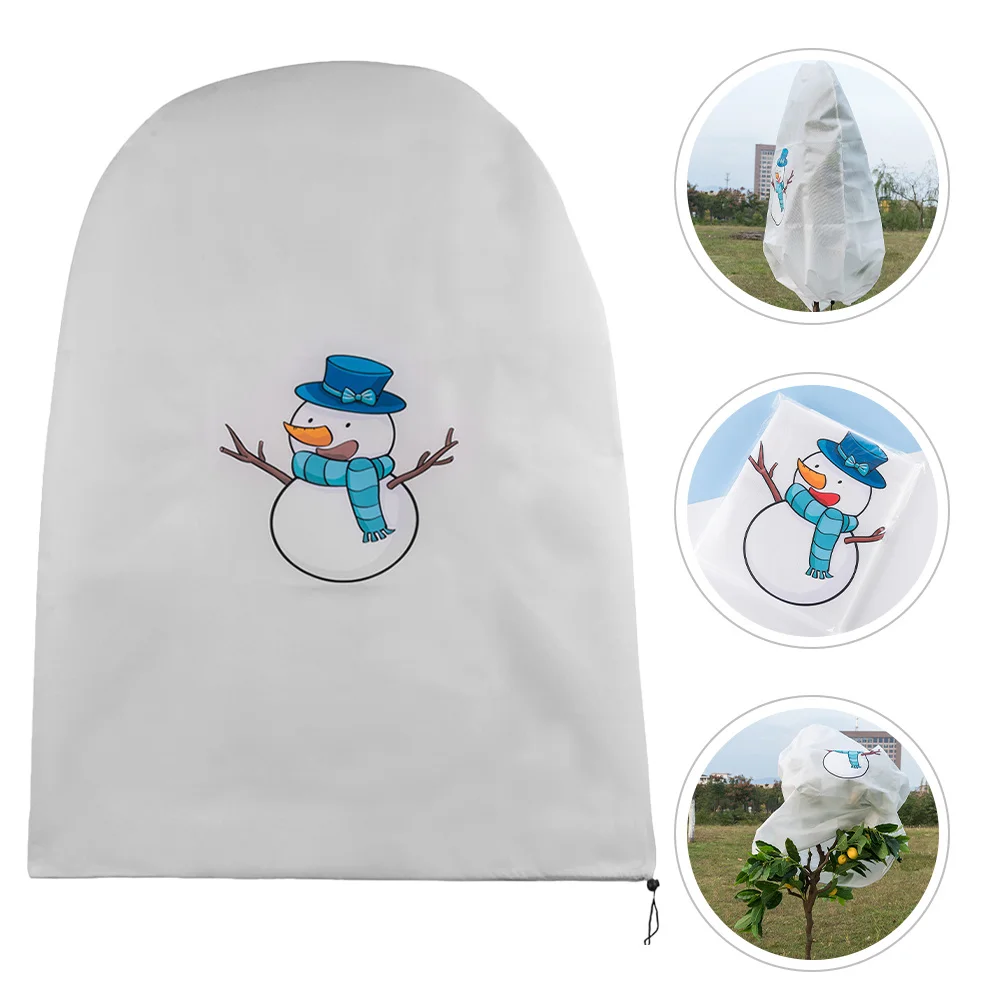 

Practical Non-Woven Fabric Plant Cover Winter Protection Easy to Clean Plant Covers Freeze Protection Frost Covers for Plants