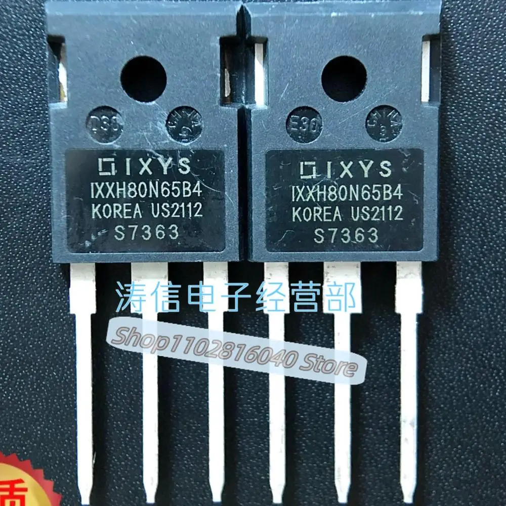 

10PCS/Lot IXXH80N65B4 IGBT TO-247 650V/160A Best Quality Imported Original