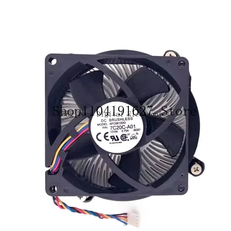 Cooling Fan and Heatsink For Alienware X51 R1 R2 R3 07C20C 7C20C-A01 AFC0812DD-BD87 12VDC 0.75A 0WKGR1 WKGR1 New