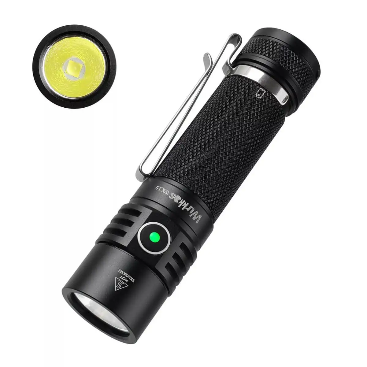 Wurkkos WK15 USB C Rechargeable 21700 EDC Flashlight