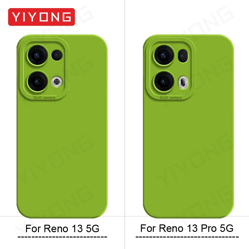 For Reno14 Case YIYONG Silky Feel Liquid Silicone Soft Cover For OPPO Reno 13 14 15 Pro Max Reno13 Reno15 Pro 5G Phone Cases