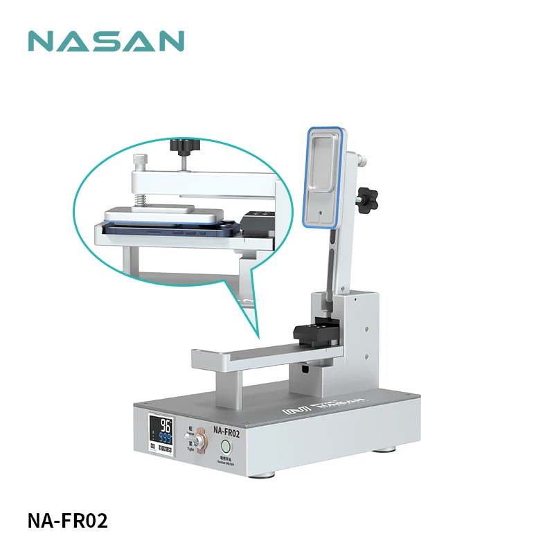 

NASAN FR02 Mobile Phone Screen Separator All-in-One Frame Remover Machine up and down Heating Screen Separation for Phone Repair