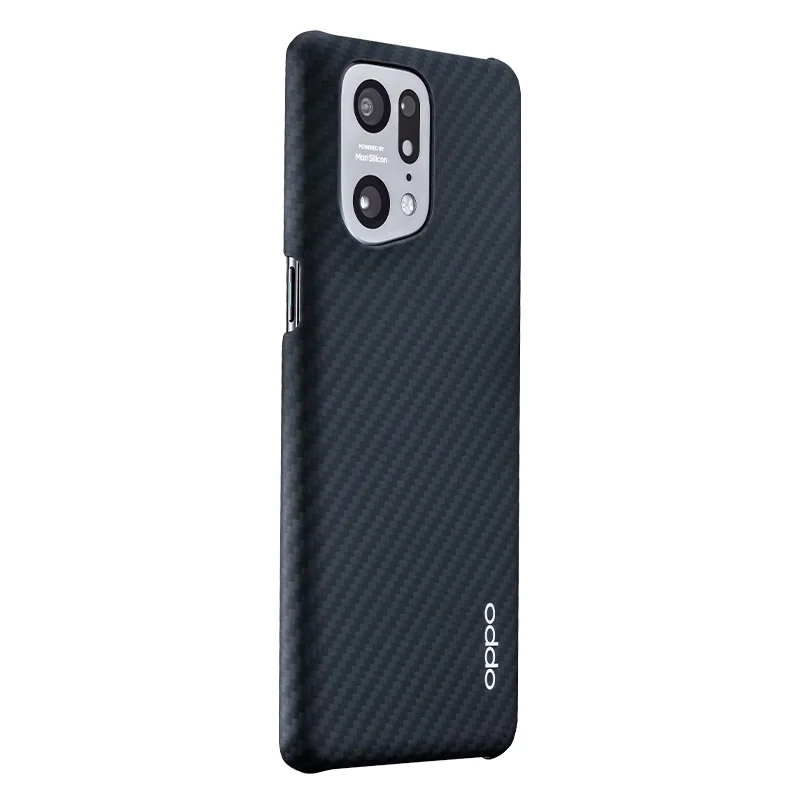 Original Carbon Fiber Case  for OPPO Find X5 Pro Ultra Thin Kevlar Aramid Protective Cover for Find X5