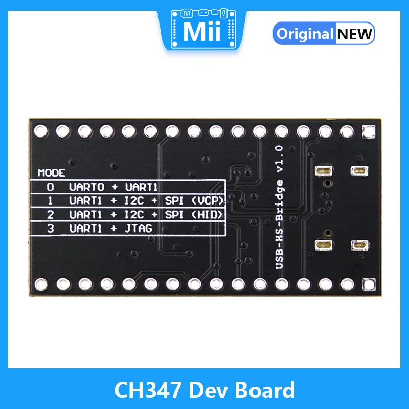 CH347 Development Board Module USB2.0 High Speed USB to UART / I2C / SPI / JTAG / GPIO Open Source USB-HS-Bridge