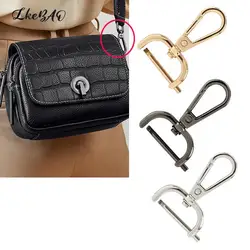 1PCS Detachable DIY Metal Snap Hook Shoulder Webbing Trigger Clips Buckles For For Leather Craft Bag Strap Buckles Handle