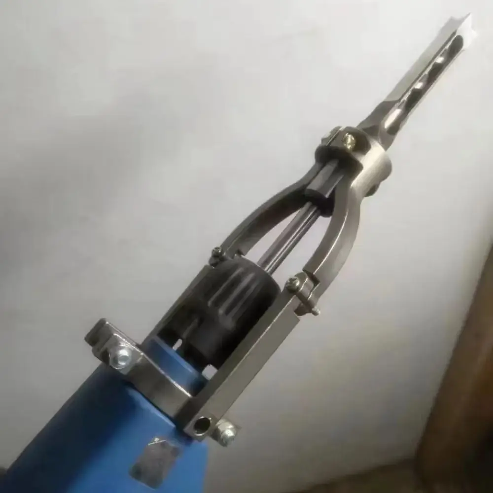 

Adjustable Clamp Square Hole Drill Fixed Bracket Sturdy Portable Drill Bit Adapter with 4Pcs Square hole drill Spare Parts