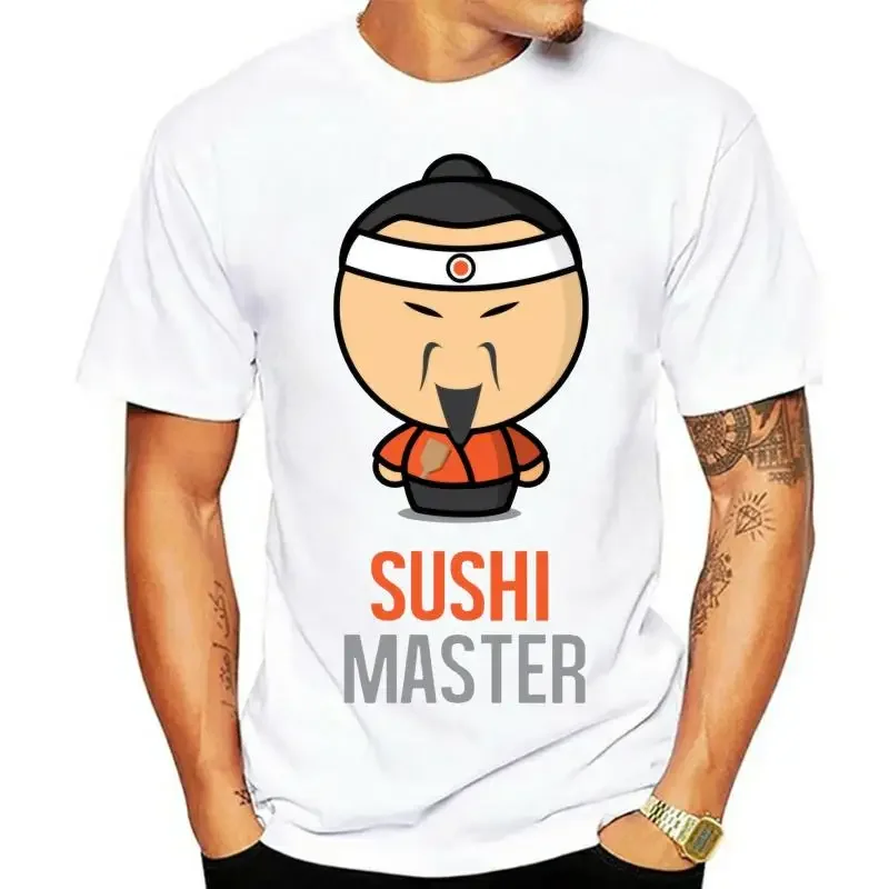 Japanese sushi master T shirt for man fashionable T-shirt hot sale new arrival top design round neck