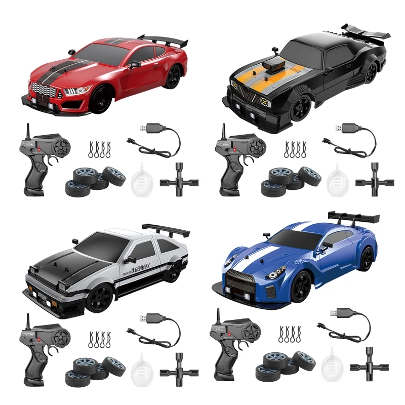 Remote Control Car Model Drift Car 4Wheel R/C Toy for Teenagers Kids