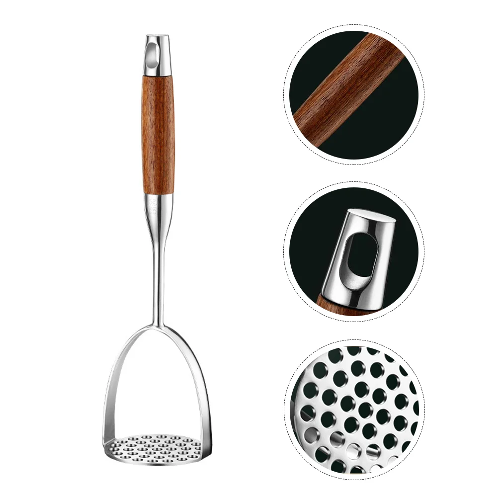 

Potato Masher Potatoes Stainless Steel Presser Kitchen Gadget Vegetable Smasher Handheld Crusher Practical Meat Grinder Baby