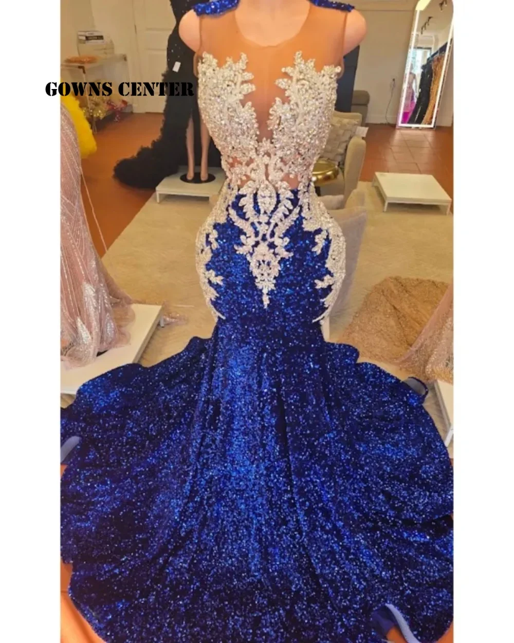 Royal Blue Sequin M… - image
