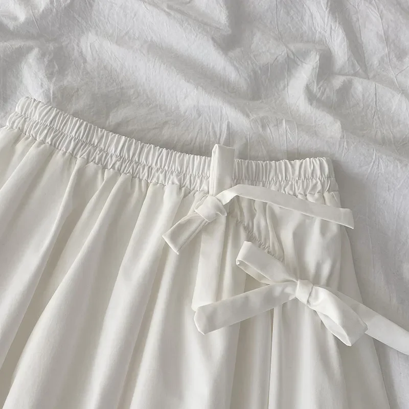 Jupe mi-longue mignonne pour femmes, jupes longues Kawaii pour femmes, mode coréenne décontractée, filles sexy, pas cher, vente en gros, printemps,