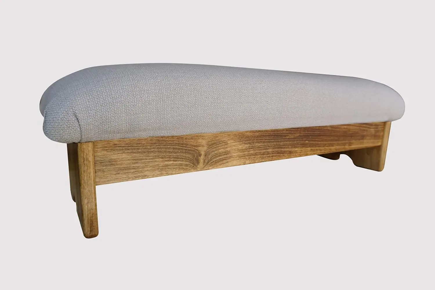 Padded Foot Stool, Maple Wood 9